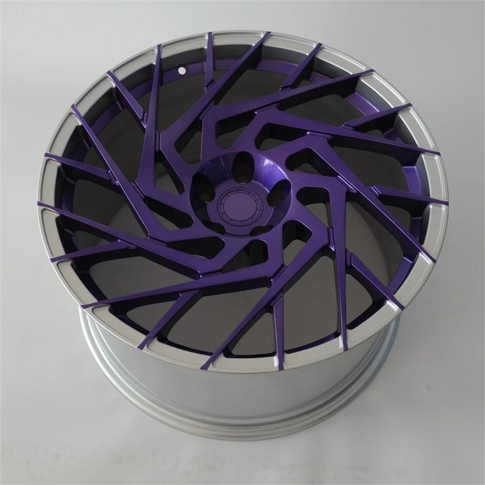 20inch Silver And Purple Forged Car Wheel For BMW