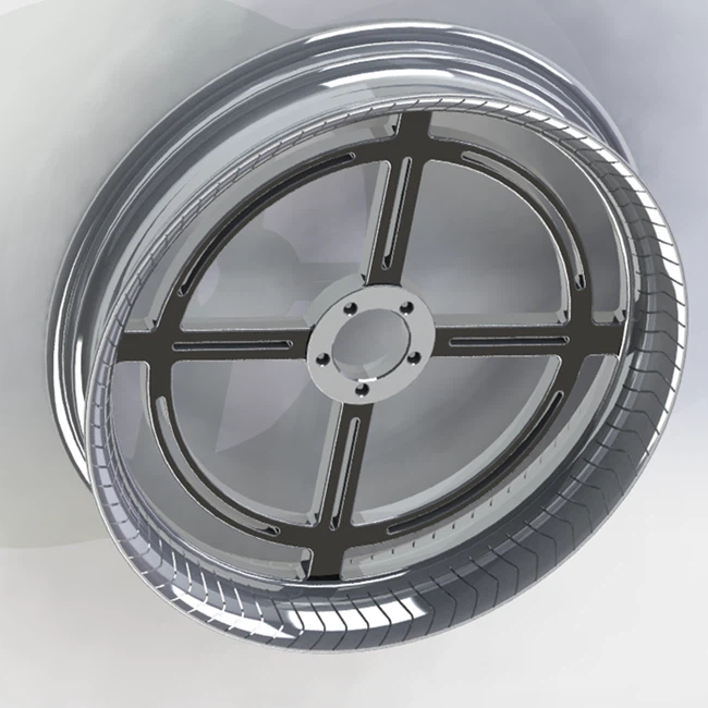 Custom CNC Aluminum Forged 21x3.5 Inch Motorcycle Rim factory